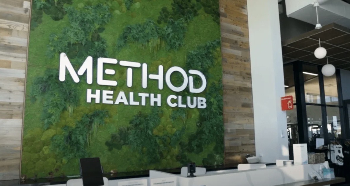 Method Health Club reception and lobby